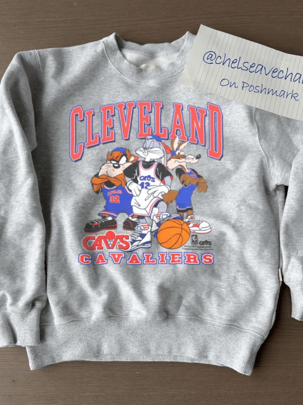 Vintage CIeveIand Cavaliers Basketball Sweatshirt, Looney Tunes Cavalier Shirt